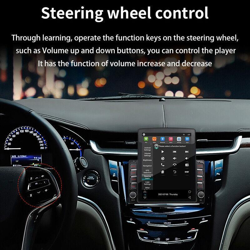 9.7-inch radio player, Android 9.1, GPS navigation, WiFi, for iOS/Android, car FM stereo, 2DIN- n