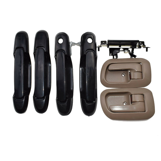 2x Left Right + 1x Tailgate + 4x Outside Door handle For 1998-03 for Toyota for Sienna
