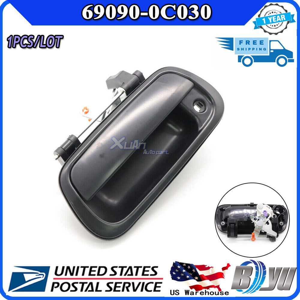 Black 69090-0C030 rear tailgate handle suitable for 2000-2006 for Toyota Tundra models. Q