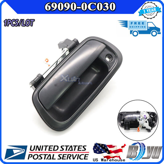 Black 69090-0C030 rear tailgate handle suitable for 2000-2006 for Toyota Tundra models. Q