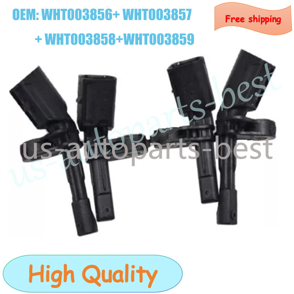 Front and Rear ABS Wheel Speed Sensor 4 pcs for Audi Q5 for VW for Passat for Golf for Jetta