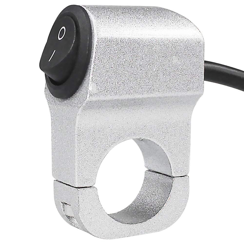 12V Switch Handlebar 22 mm ON-OFF Button for Fog Lights Brake Handlebar Switch