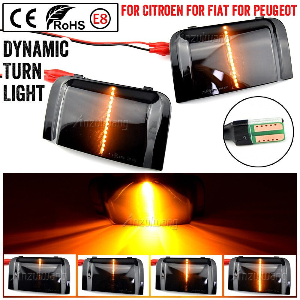 Dynamic Turn Signal Light for PEUGEOT BOXER for FIAT for RAM for CITROEN JUMPER RELAY