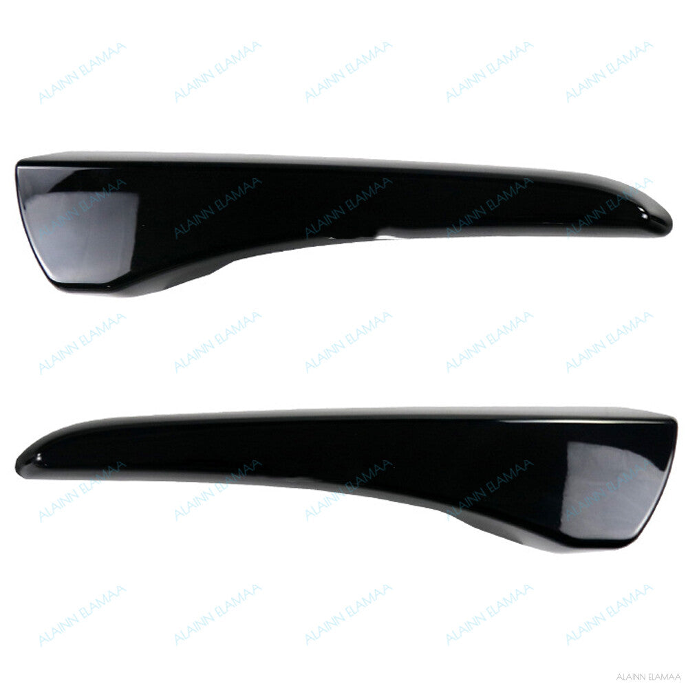 Front Bumper Side Grille Cover Trim r Fit for Jaguar for XF 3.0 2012-2015,Black,LR
