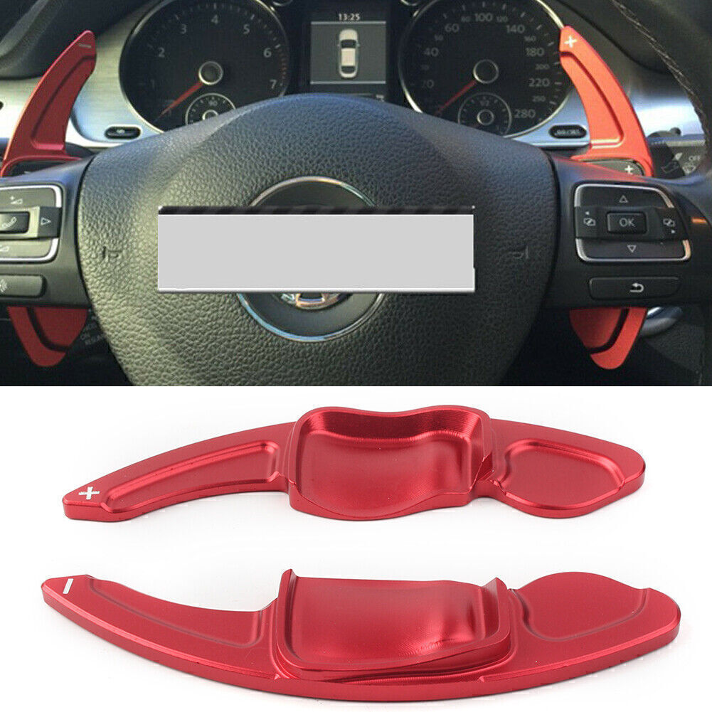 Red Steering Wheel DSG Paddle Extension Shift for VW for Golf for Jetta GTI R MK5 MK6