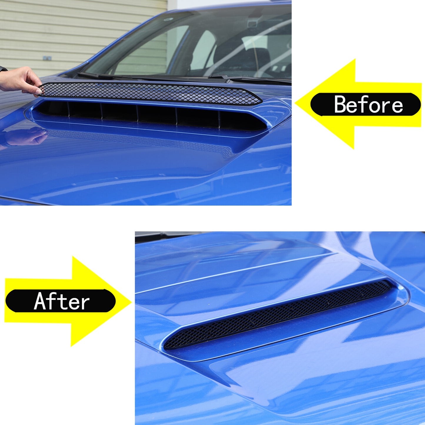 S. Steel front bumper grille trim suitable for Subaru WRX STI 2022 - 2023 - n