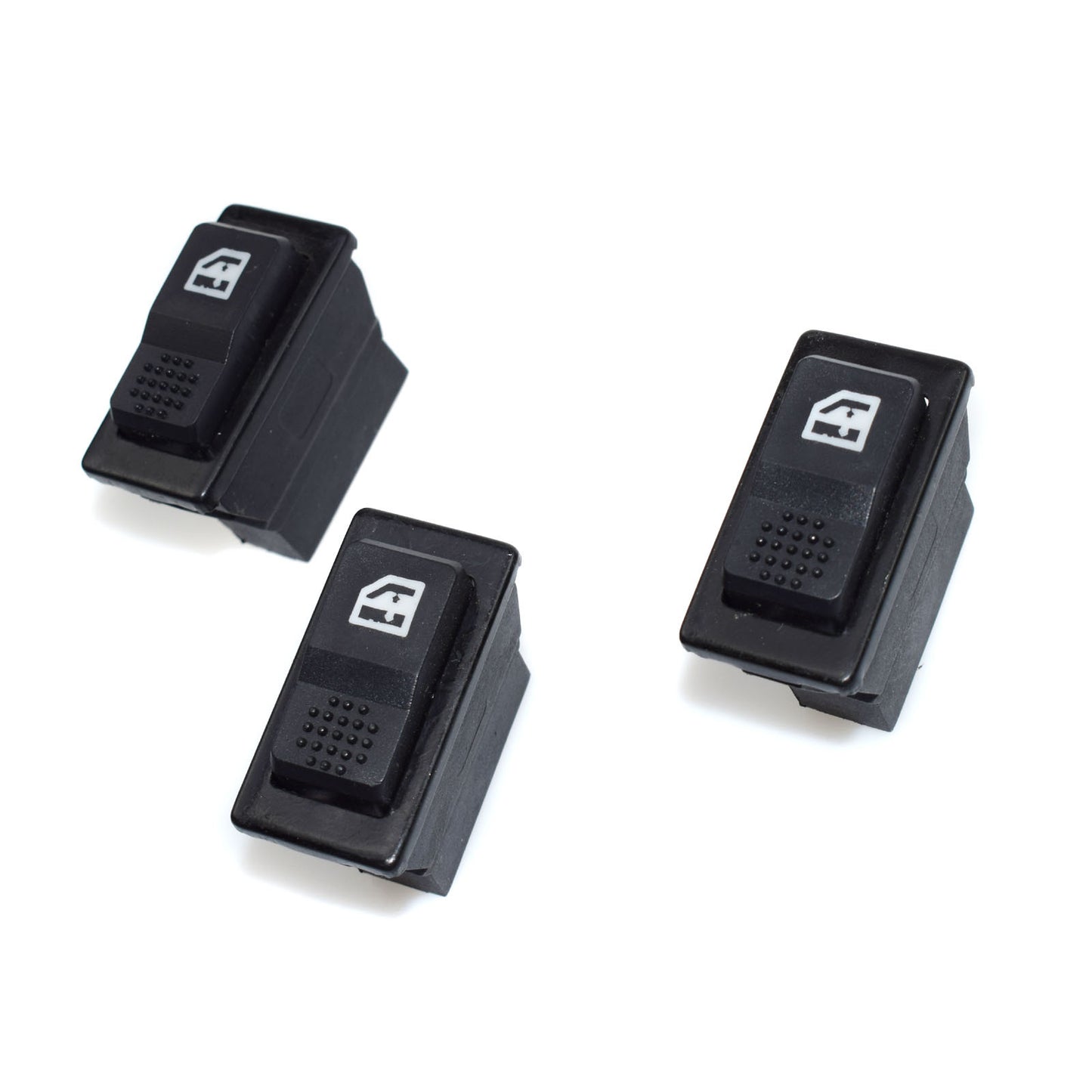 Brand new 5-pin power window switch for universal 12V 20A, signature set of 3 pieces - v