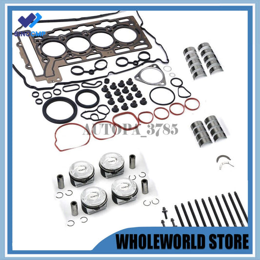 Engine Overhaul Rebuild Pistons Kit for Mini Cooper S JCW R55 R56 R57 N14B16