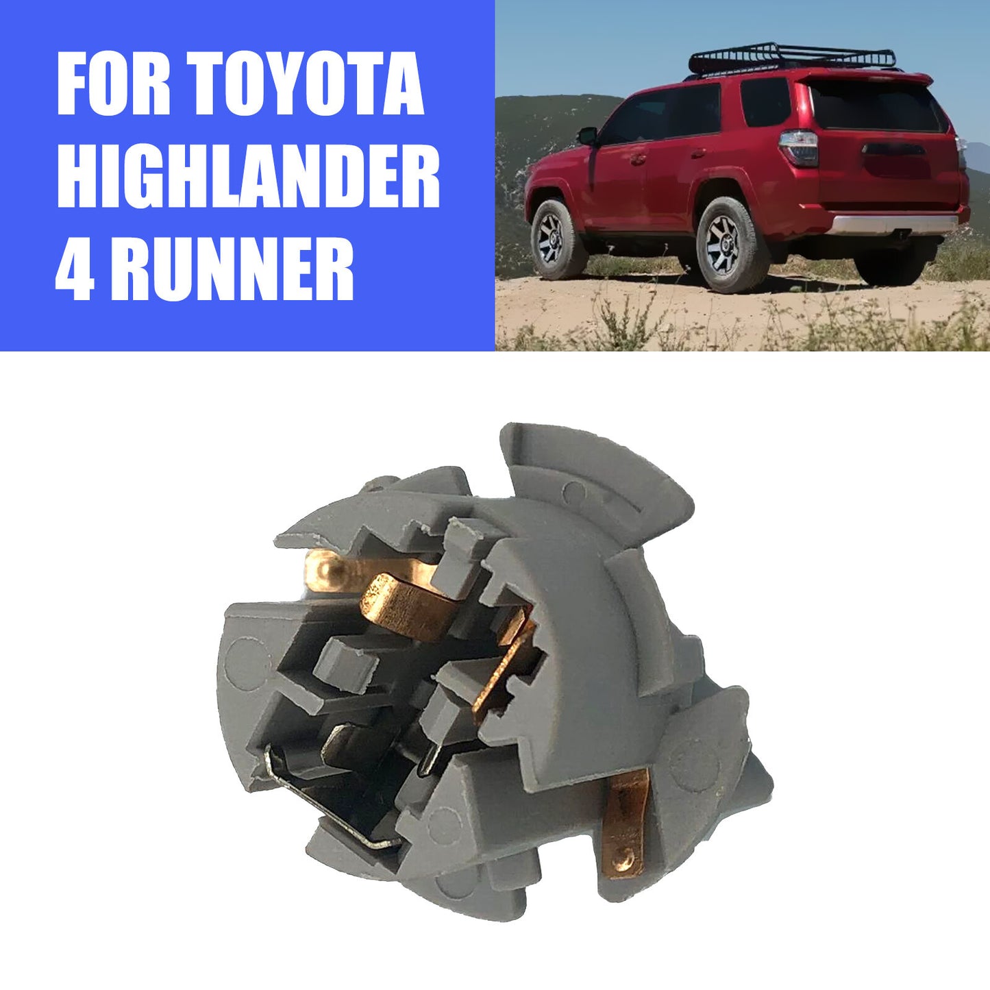 Right-hand grip/LH taillight rear socket 90075-60033 for Highlander for Toyota 4Runner (new)