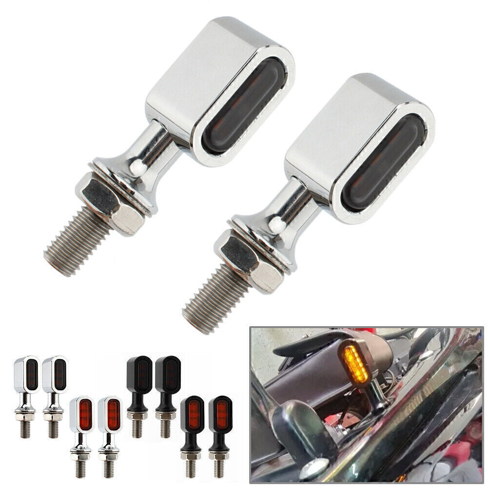 for Harley Touring Dyna Sportster XL for Mini LED Turn Signal Light Indicator Lamp Q