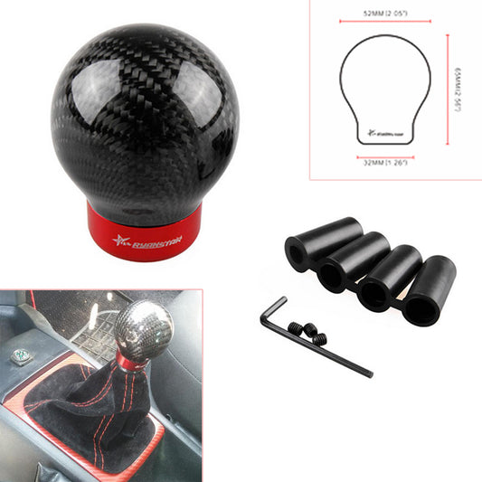 Car manual/automatic gear shifter lever carbon fiber flexible - n