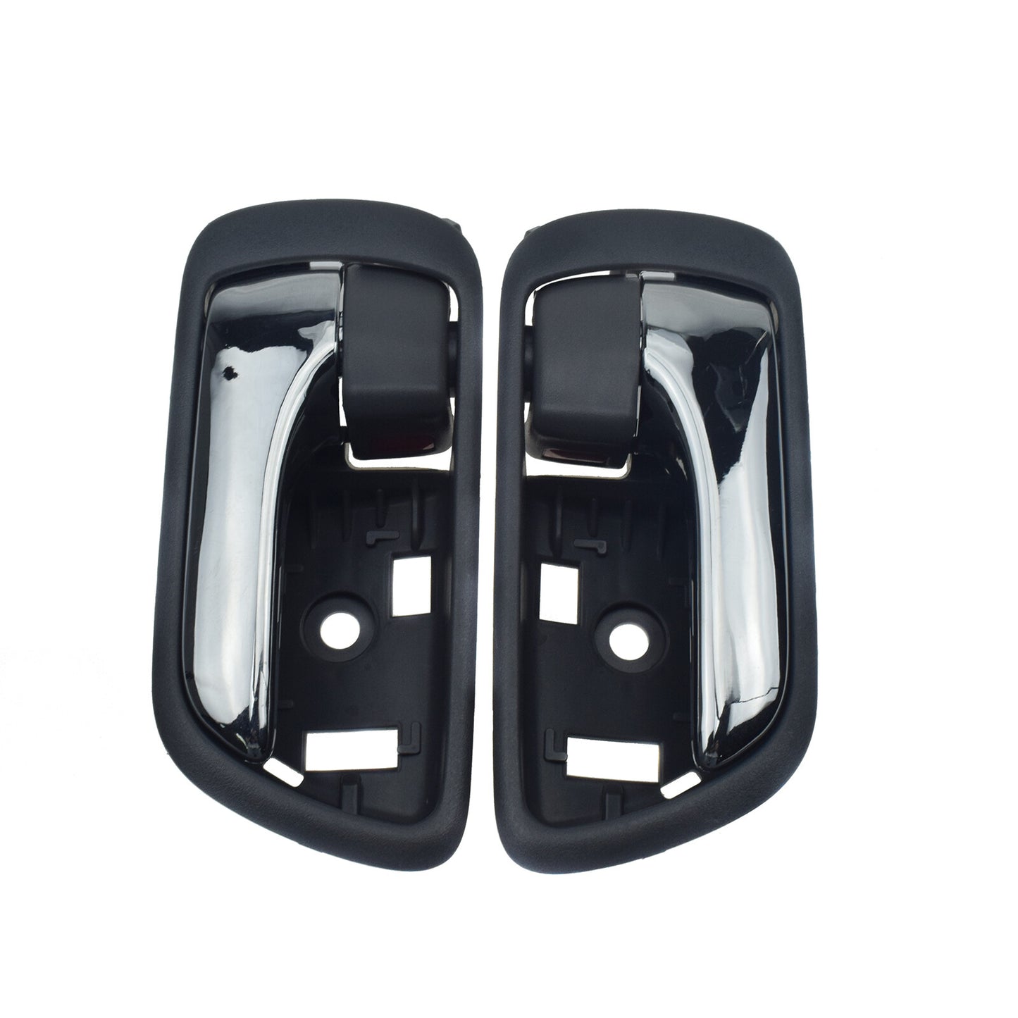 A pair of door handles inside for CHRome left and right for for Camry 2002 - 2006- v