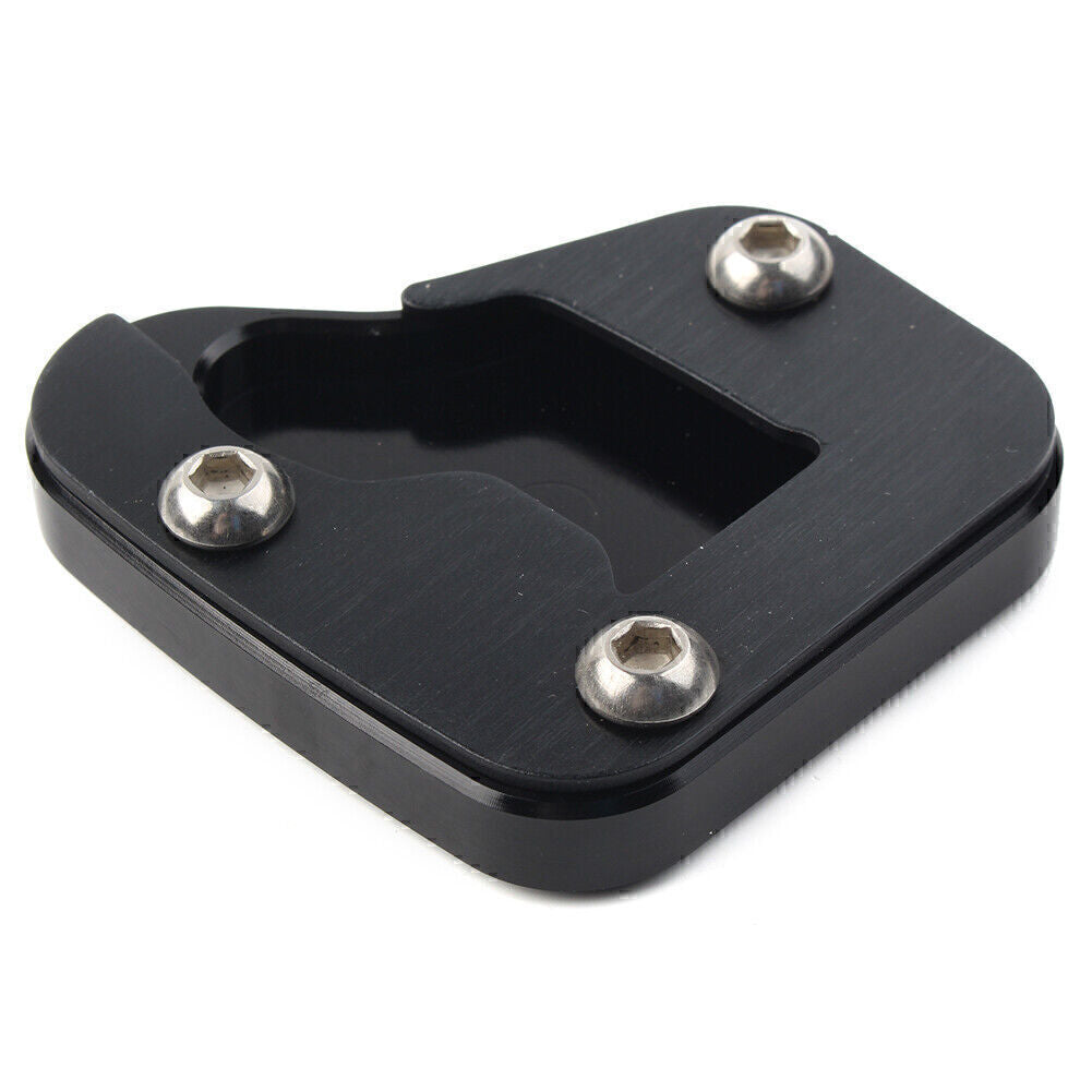 for SUZUKI HAYABUSA 08-20 Black Motorcycke Kickstand Sidestand Enlarge Plate Pad Q