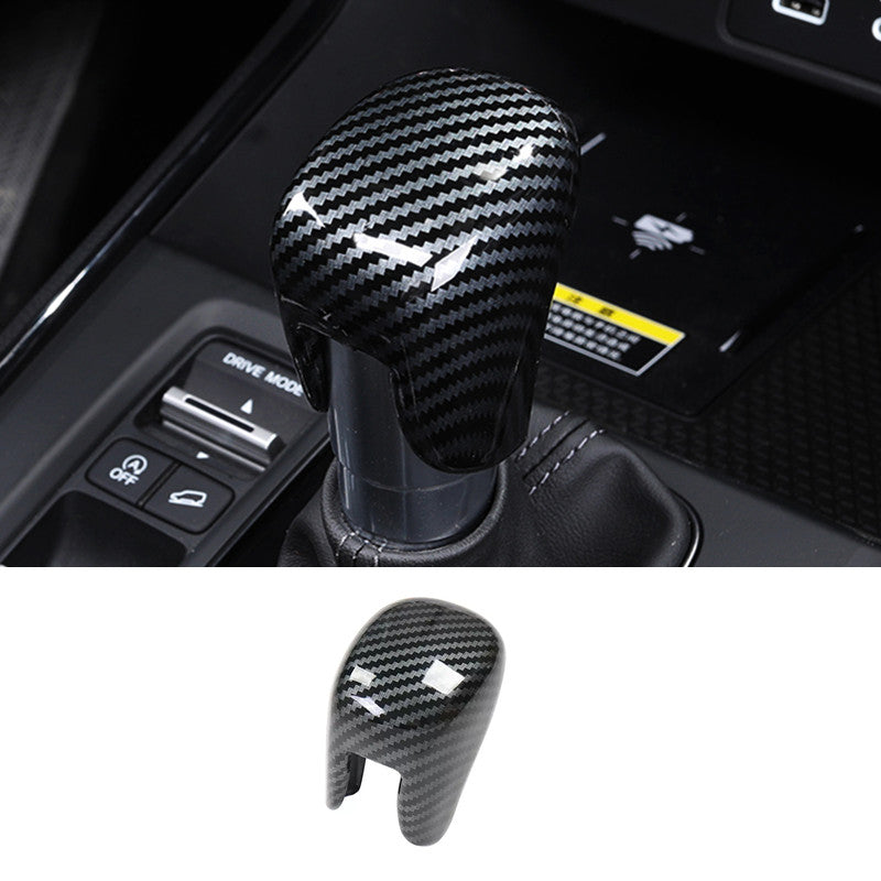 Carbon fiber Gear Shift Knob Cover Trim 1pcs For 2023 2024 for Honda CRV CR-V v