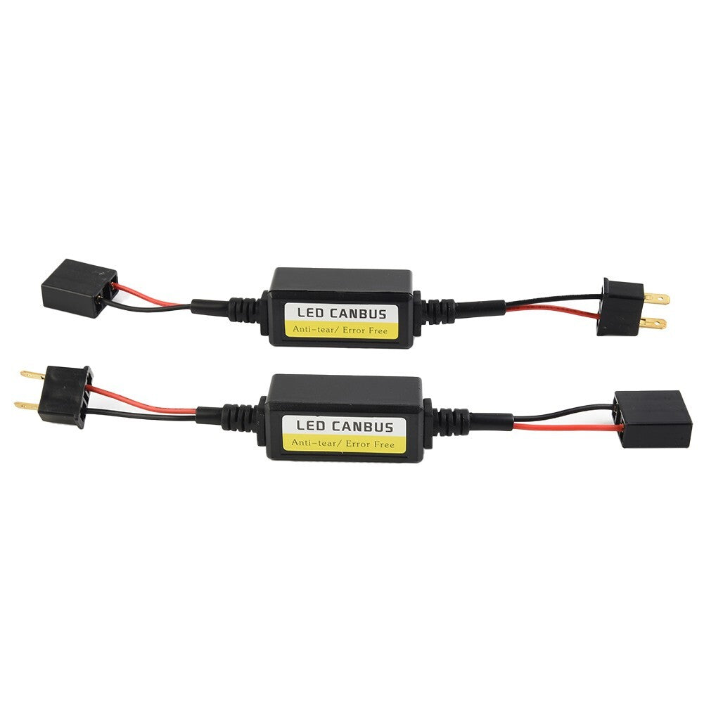 2pcs H7 Headlight LED Canbus Der Canceller Error Resistor Anti Flicker