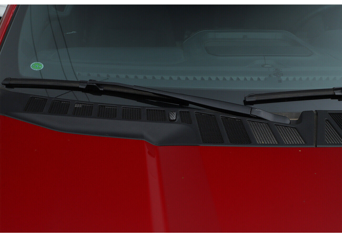 2X carbon fiber ABS For 2021-2023 Front wiper nozzle cover trim Decor n