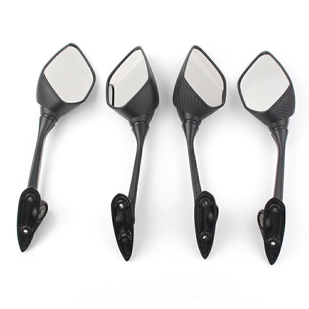 2x Motorcycle Rear View Side Mirrors Fit for YAMAHA YZF R25 YZF R3 YZFR3 2014-2018 Q