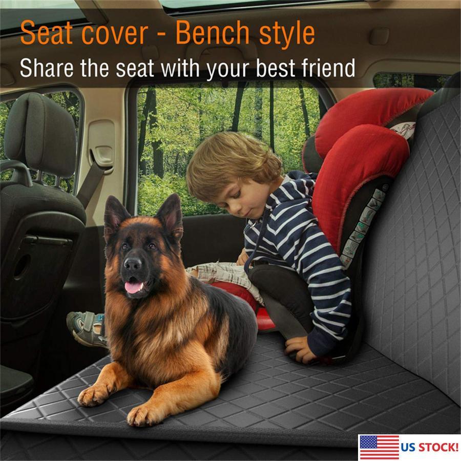 Black Car Rear for Seat Cover Dog Carrier Mat Hammock Cushion Protector Foldable Mat Q
