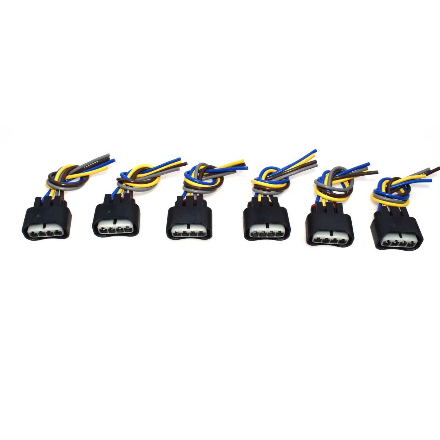 6-Piece Ignition Coil Female Connector Plug Harness for Lexus 2AZFE1ZFE - Brand New n