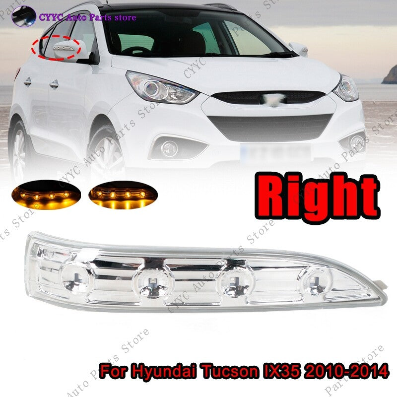Right for Hyundai for Tucson IX35 2010-2015 LED Car Rearview Mirror Turn Signal Lamp