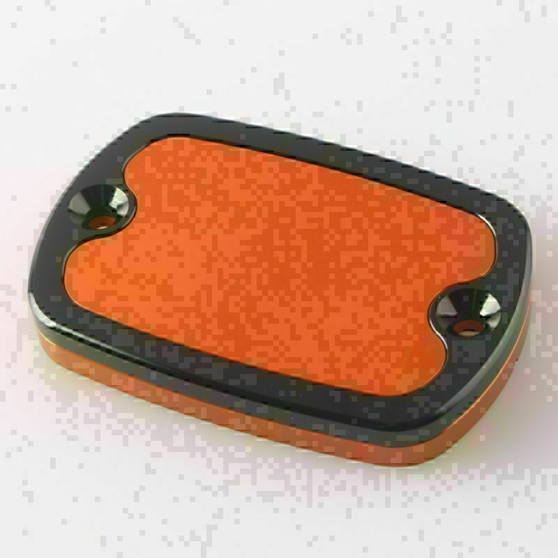 for Yamaha T-Max500 2004-2011 & T-Max 530 2012-2014 Orange Brake Fluid Tank Cap Q