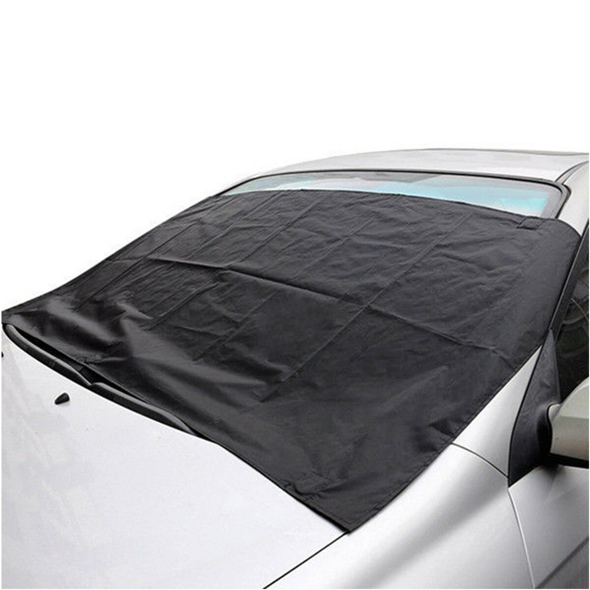 Car Windshield Snow Sun Cover Tarp Ice Scraper Frost Removal Protector Trim