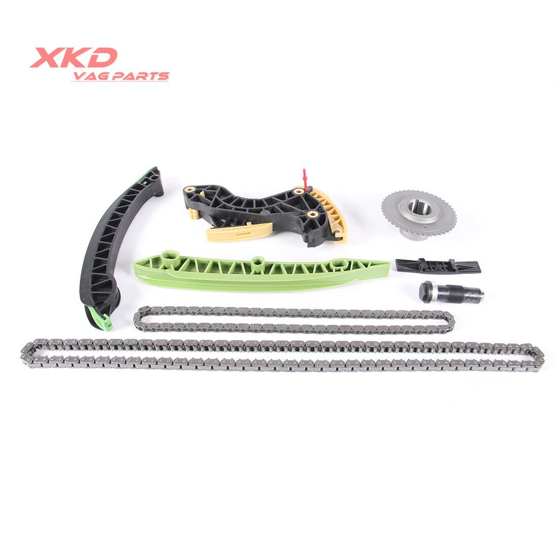 1.8T Timing Chain & Guide Rail Kit Fit for Mercedes Benz C250 SLK250 SLK200 Q