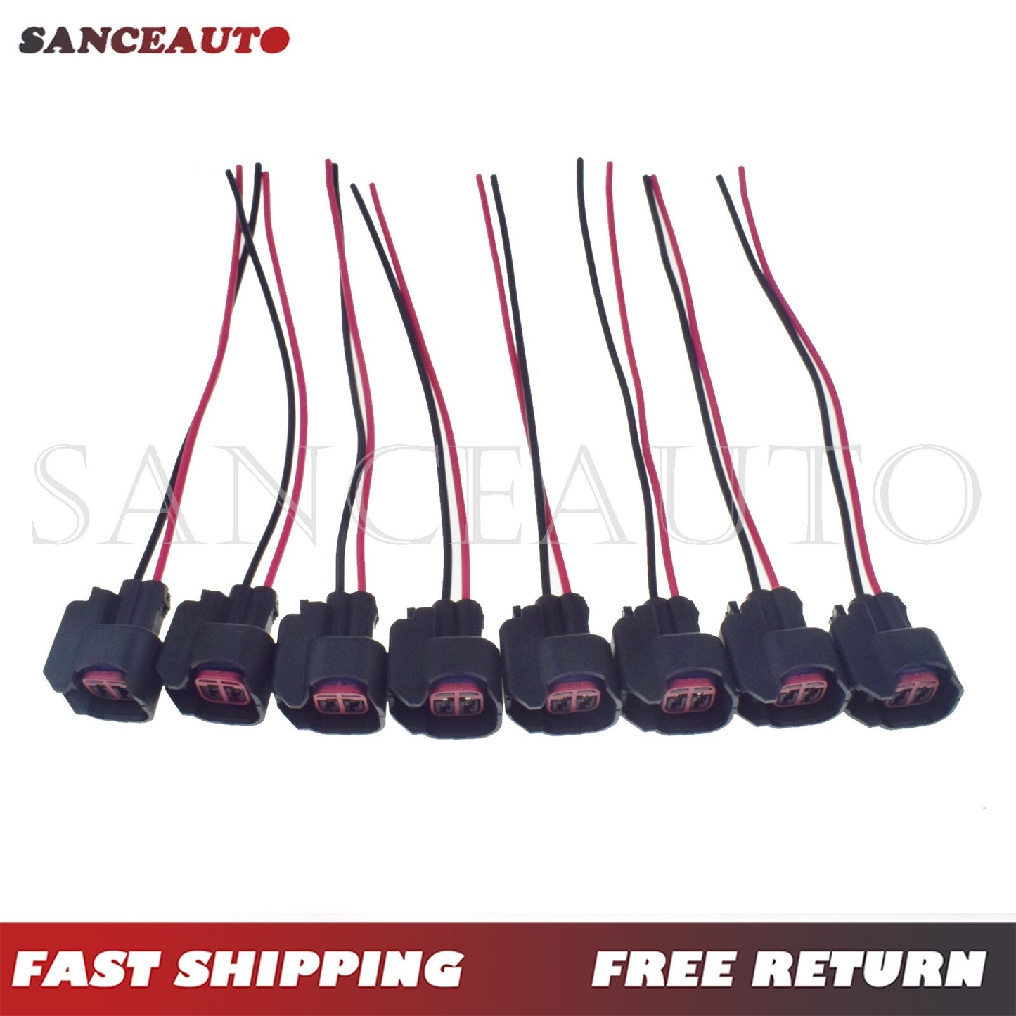 8PCS Fuel Injector Harness Connector Pigtail S824 S-824 1P1344 WPT-1051 PT2160 n