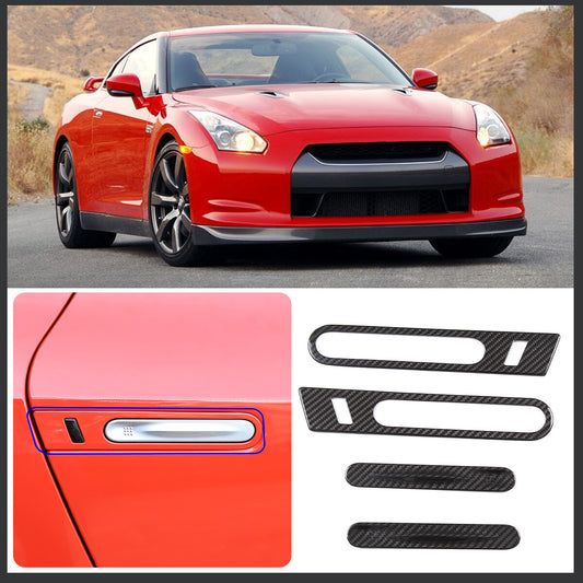 Yellow Carbon Fiber Center Console AC Switch Trim for Corvette C8 20-23- v