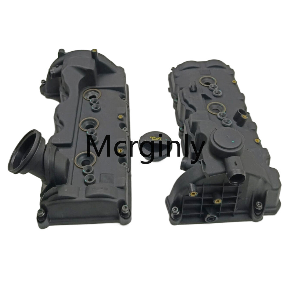 3.0T engine valve cover with gasket and cap suitable for Audi A5, A6, A7, Q5, Q8, and Touareg. n
