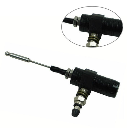 M10x1.25MM Motorcycle Hydraulic Clutch Master Cylinder Rod Brake Pump Black Q