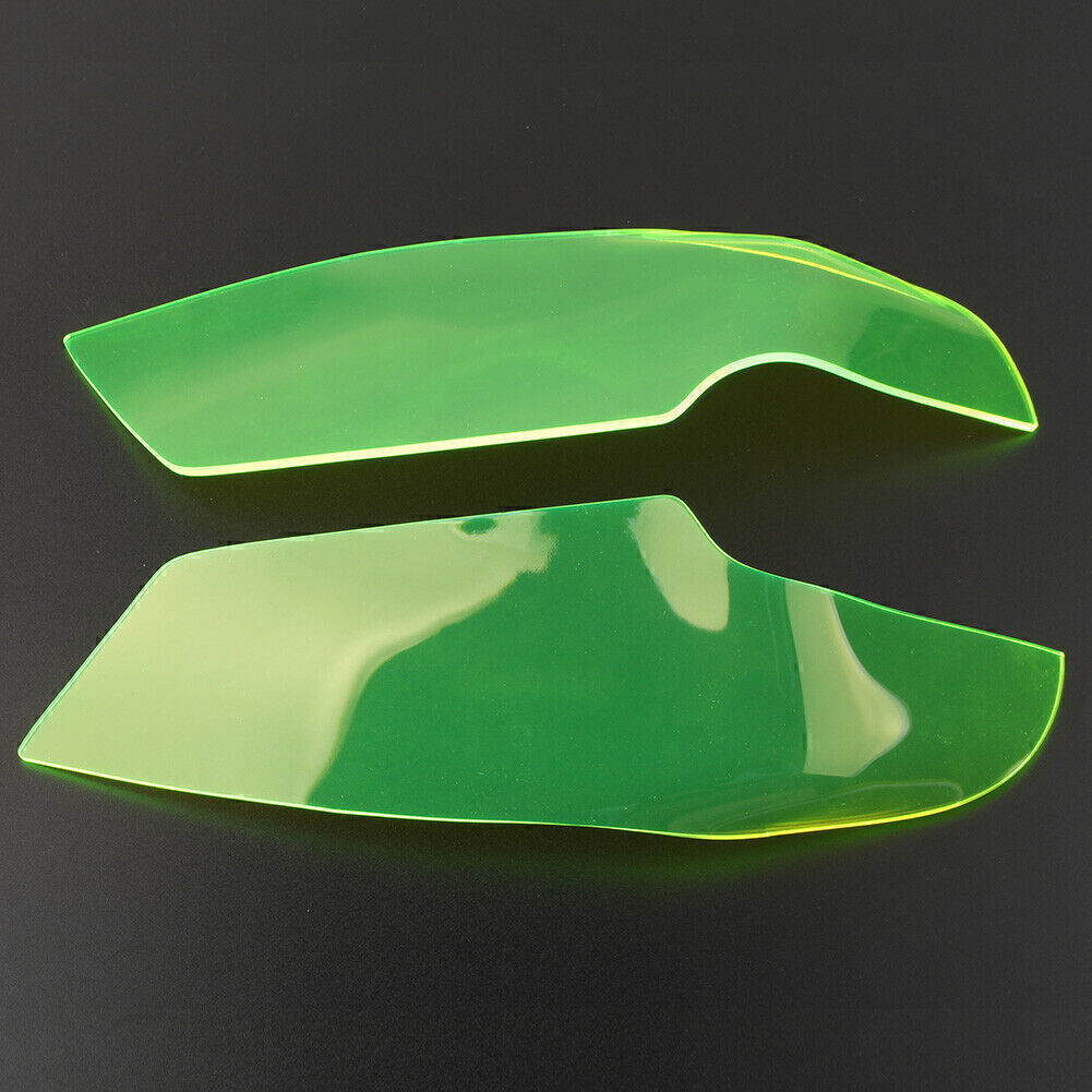 Green Front Headlight Guard Shield Screen Lens Cover for YAMAHA R25 R3 2012-2017 Q
