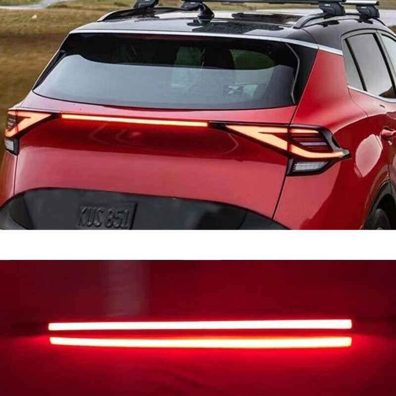 for Kia Sportage 2023 2024 LED Rear Trunk Brake Light Bar Strip Tail Lamp Cover