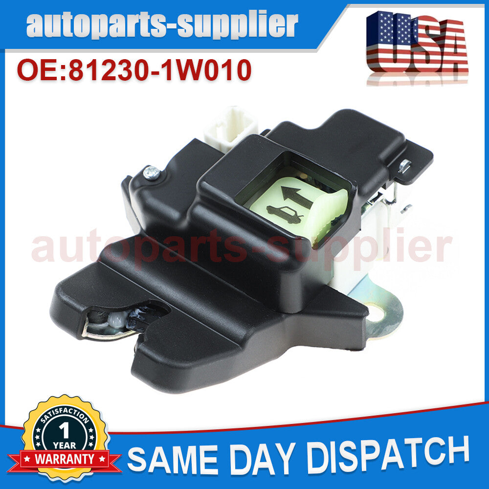 Rear trunk lid lock actuator 81230-1W010 for 2012-2017 for Kia Rio with keyless entry.