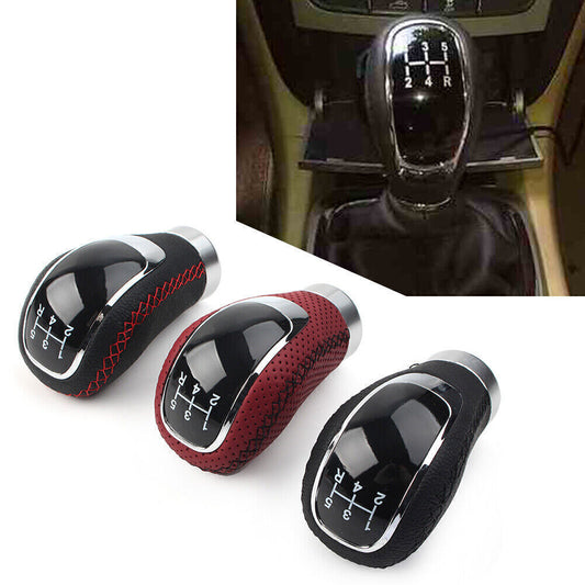 5 Speed Universal PU Leather Car Manual Gear Stick Shif Lever Head Multi-color Q