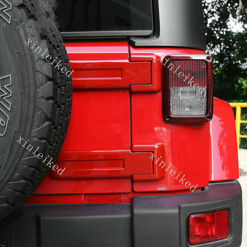 Red Spare Tire Bracket Hinge Cover Protector Part for Jeep for wrangler JK JKU 08-17