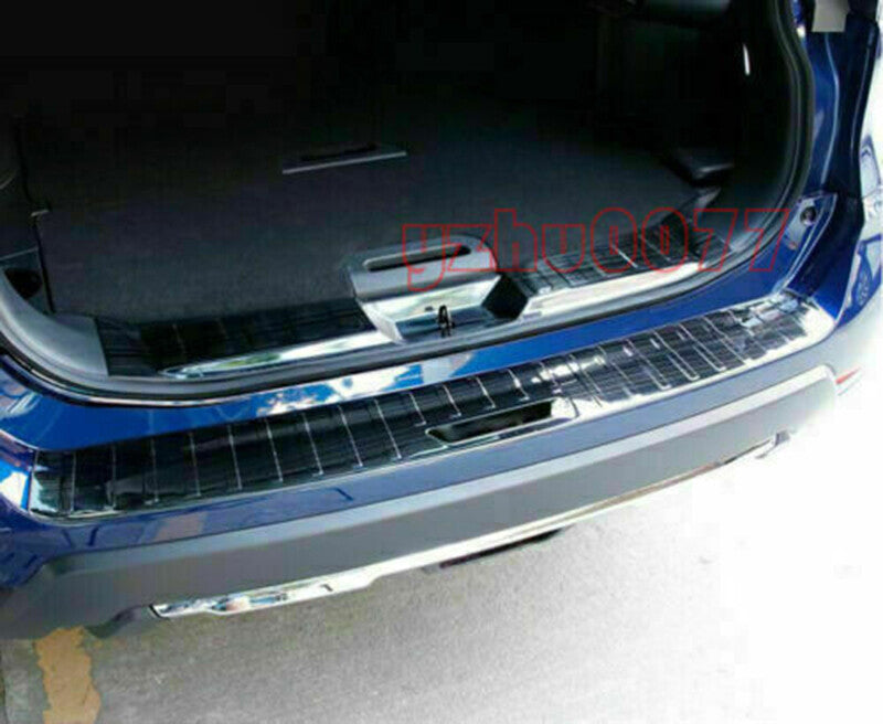2P for Nissan Rogue 2017-2020 black Rear Bumper Protector Plate Cover Trim Guard