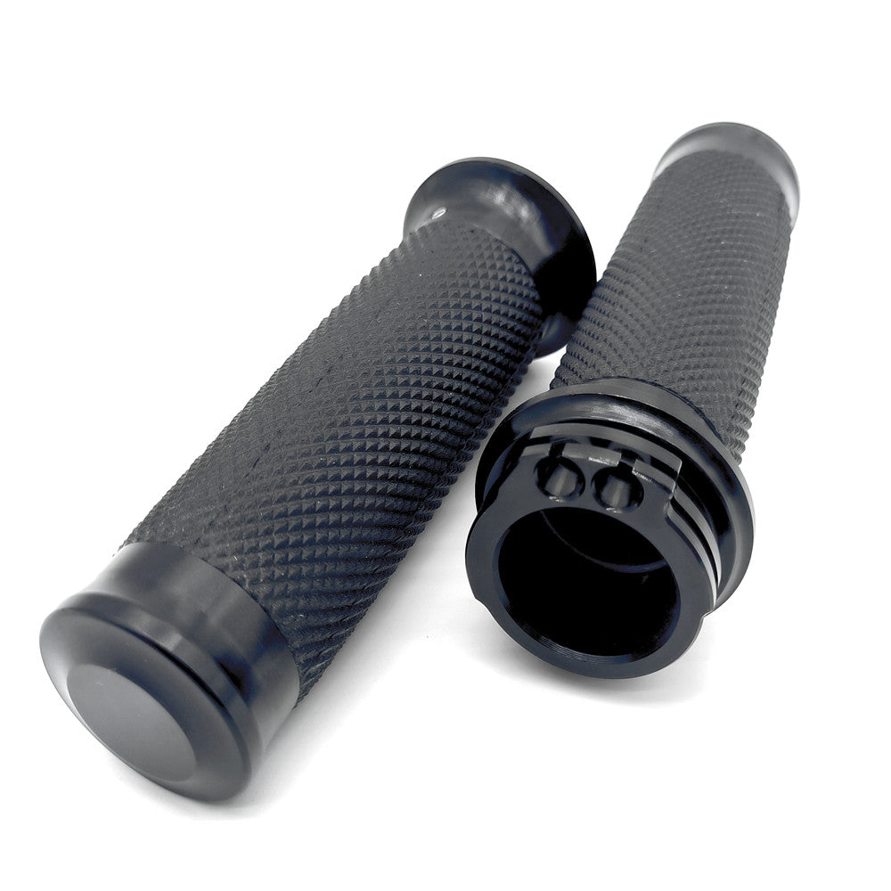 Black Motorcycle Handle Bar Hand Grips for Harley for Honda for Kawasaki for Suzuki for Yamaha