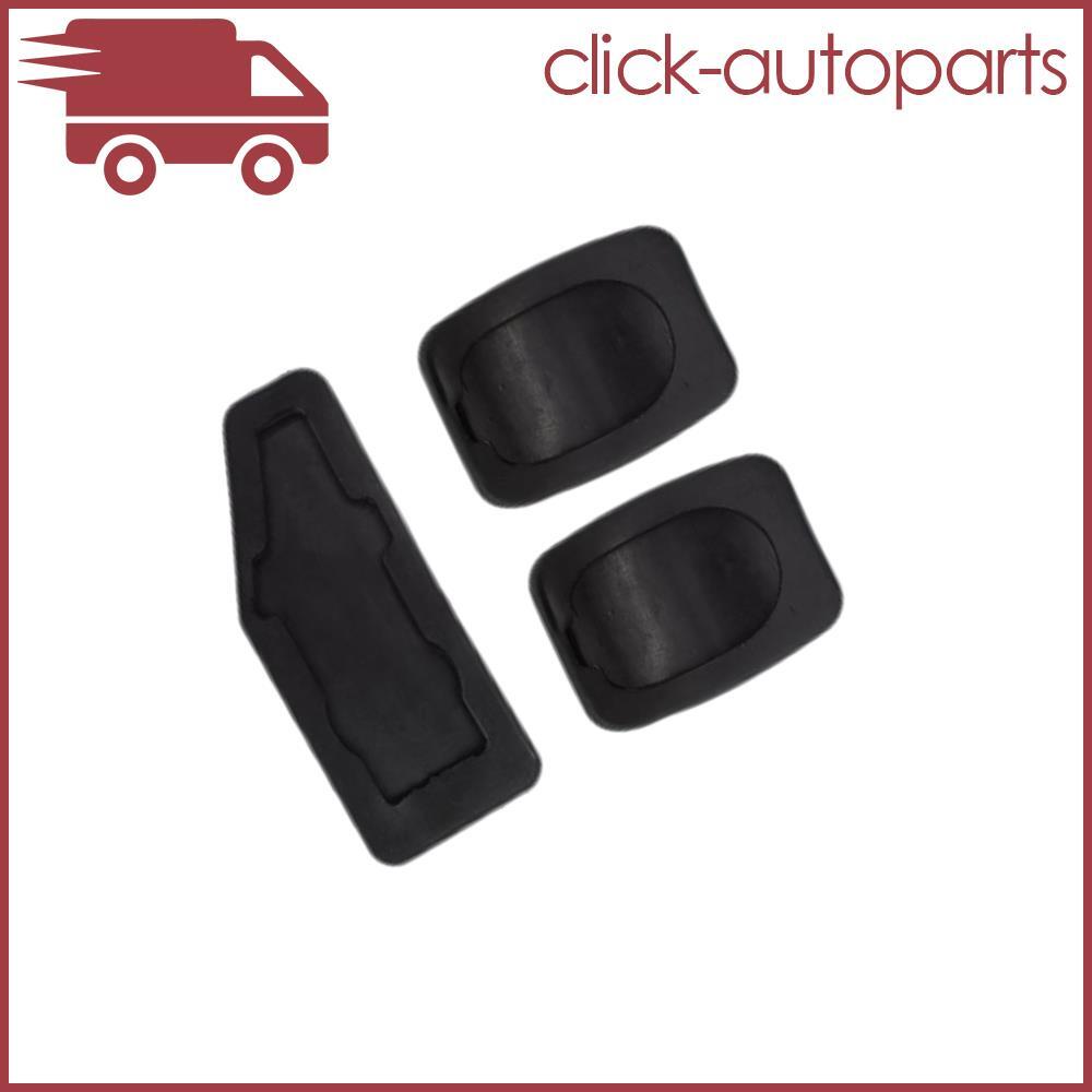 3x Accelerator Brake Clutch Pedal Pads Cover Black Fits for Swift Aerio Esteem Q