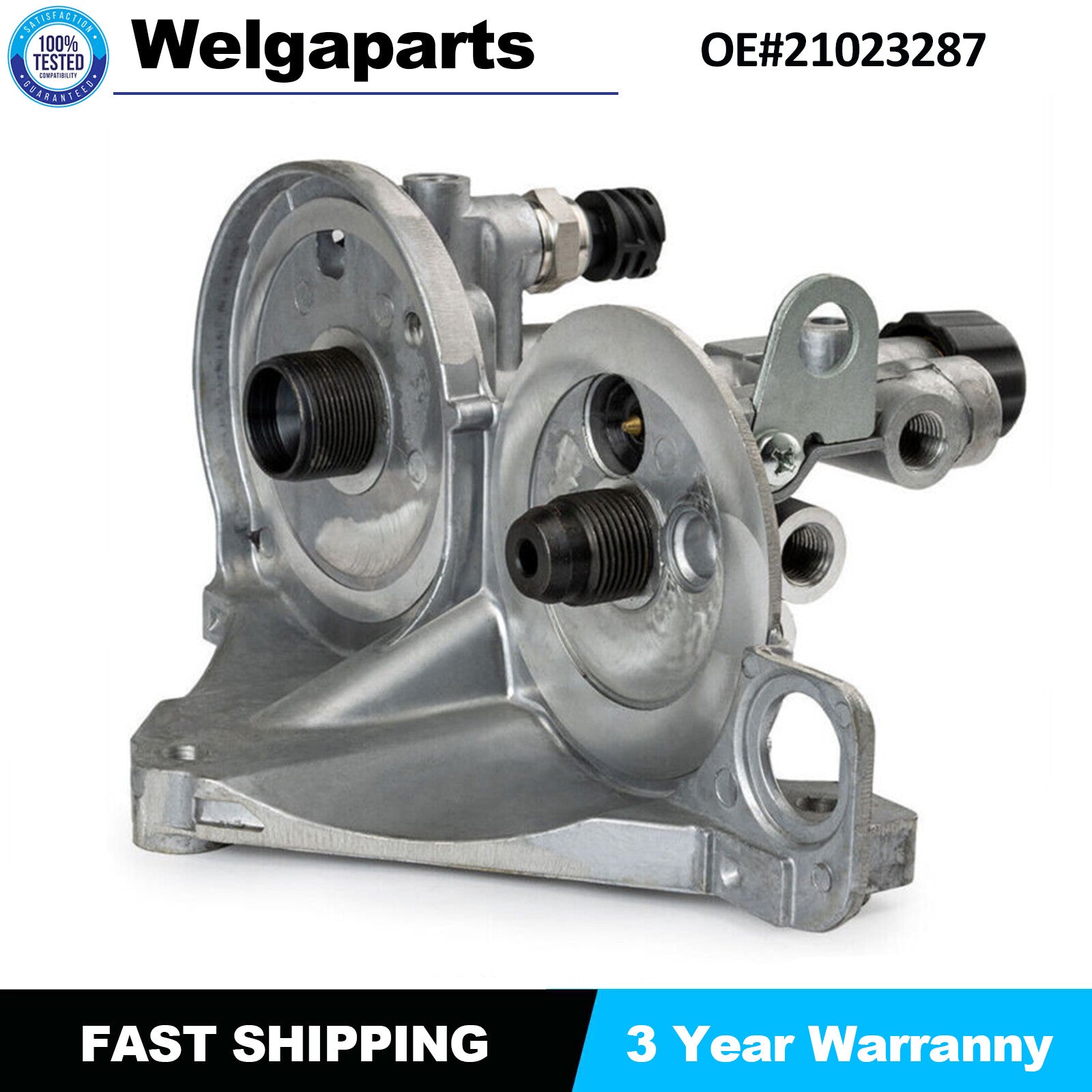 Fuel Filter Housing 21023287 Fit for Volvo Truck MP7 MP8 MP10 D12 D13 D16 Engine New