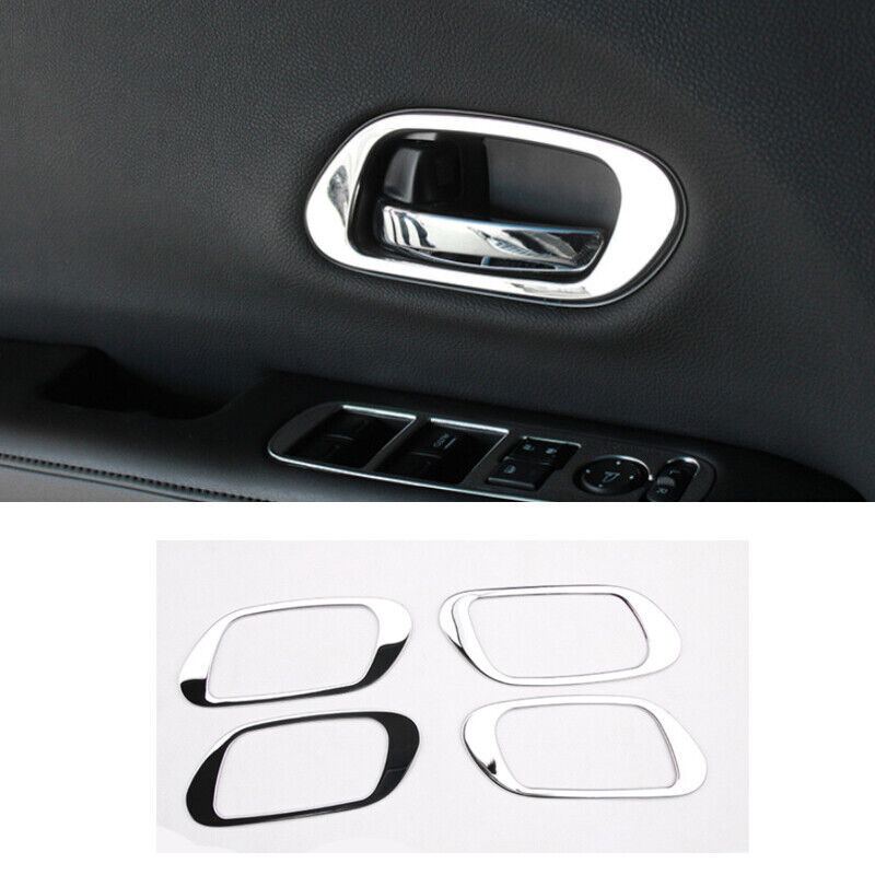 4pcs Piano Black Window Lifting Panel Cover Trim for Honda for Civic 8th 2006-11 v