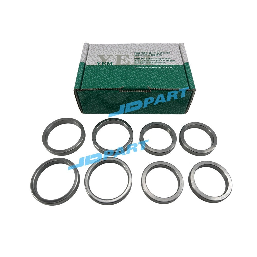 8-piece 4BG1 intake and exhaust valve seats for Isuzu diesel engines.