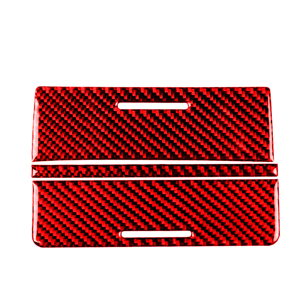 Carbon Fiber Inner Below Speedometer Strip Cover Trim For Fiesta 2011-2015 v