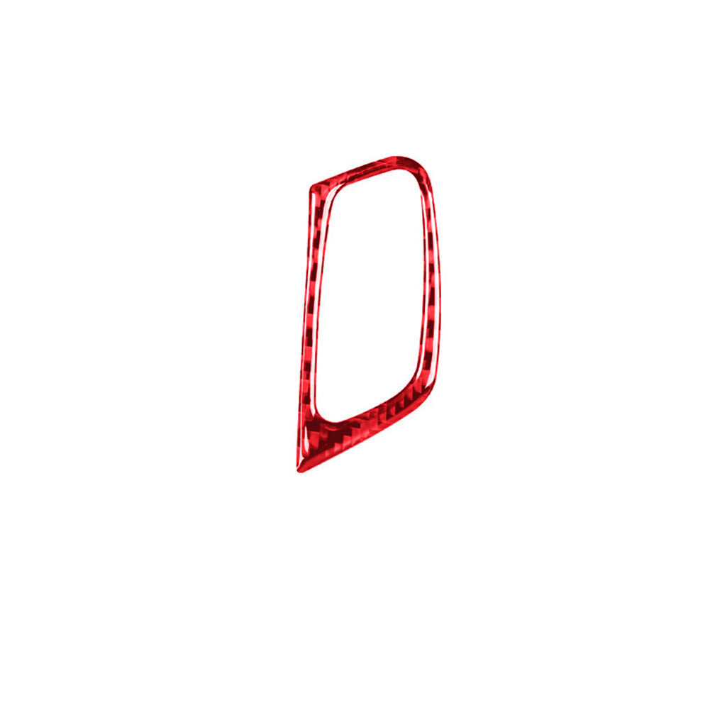 Red carbon fiber key frame cover for BMW X5 E70 X6 E71 2008-2013