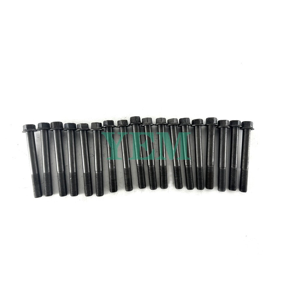 1 Set Engine Head Bolt 18pcs For Yanmar 4TNV84 Engine 4TNV84 Cylinder Head Bolt