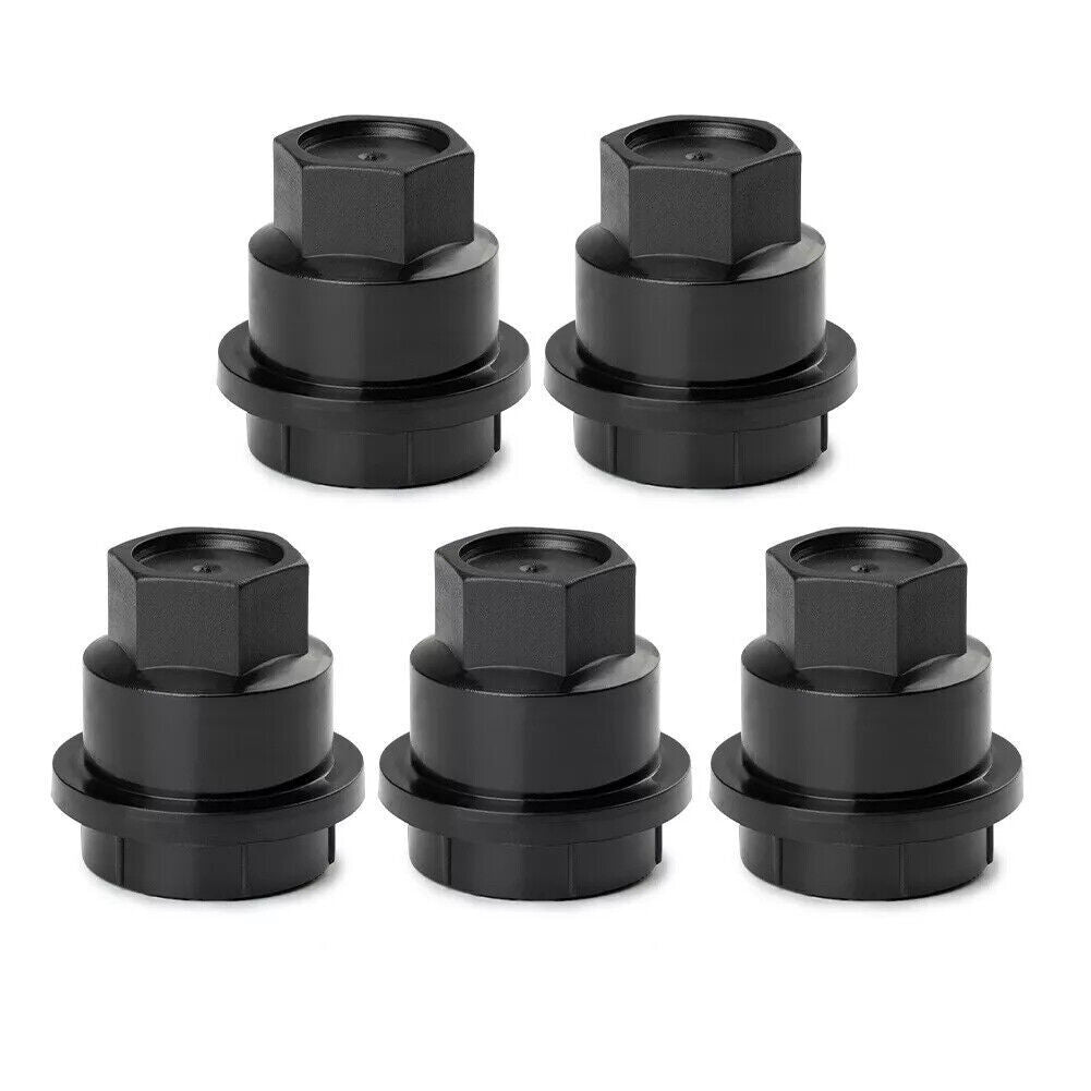 5PC for GMC Jimmy Sonama for Chevrolet S10 Blazer Black Lug Nut Covers Cap 15661036 Q