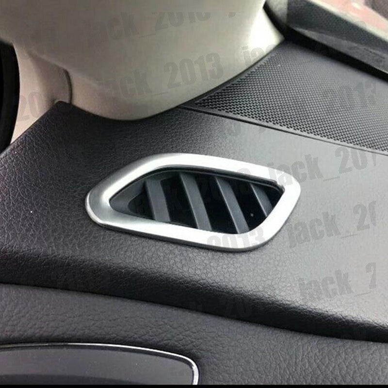 Matte Car Front Air Vent Outlet Cover Trim 2pcs for Nissan Teana Altima 2013-17