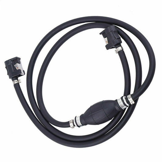 8mm Fuel Line Gas Hose Primer Bulb Outboard Motor Tank Connector for Yamaha Q