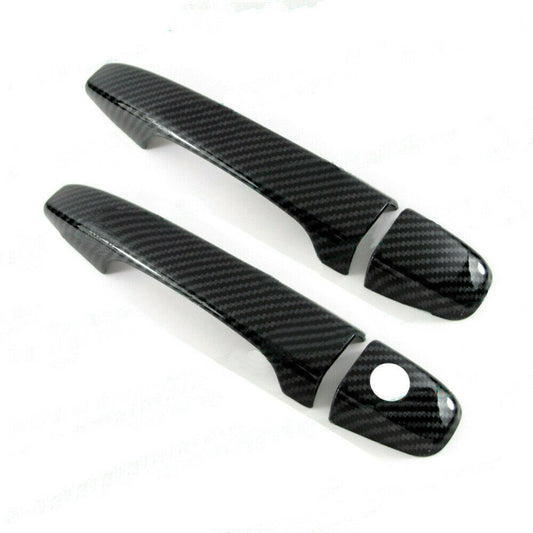 For 2011-15 for Scion tC Hatchback Carbon Fiber Side Pull Door Handle Covers Trims