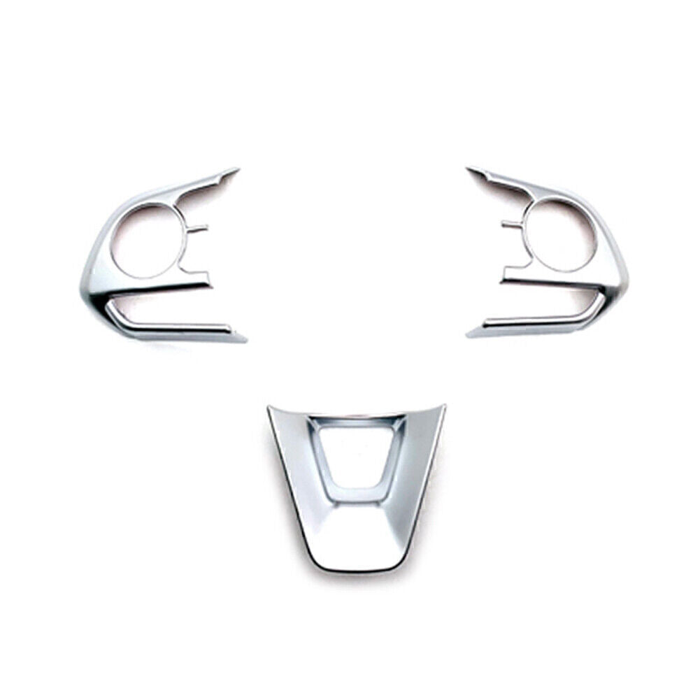 3 st¨¹cke Auto Lenkrad Trim Abdeckrahmen F¨¹r for Toyota for Corolla 2019-24 Matt Silber